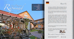 Desktop Screenshot of hotelpensionrapmund.com